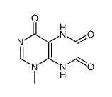 1-methyl-5,8-dihydropteridine-4,6,7-trione Structure