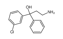 3-Amino-1-phenyl-1-(3-chlorphenyl)-propanol-(1) Structure