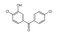 (4-chloro-3-hydroxyphenyl)-(4-chlorophenyl)methanone Structure