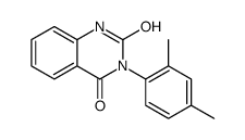 3-(2,4-dimethylphenyl)-1H-quinazoline-2,4-dione结构式