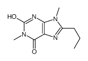 1,9-dimethyl-8-propyl-3H-purine-2,6-dione Structure