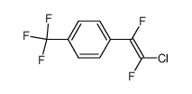 1-((Z)-2-Chloro-1,2-difluoro-vinyl)-4-trifluoromethyl-benzene Structure