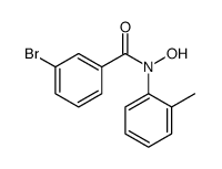 3-bromo-N-hydroxy-N-(2-methylphenyl)benzamide Structure