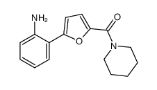 [5-(2-aminophenyl)furan-2-yl]-piperidin-1-ylmethanone Structure