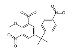 2-methoxy-1,3-dinitro-5-[2-(4-nitrophenyl)propan-2-yl]benzene Structure