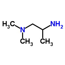 (±)-N1,N1-dimethylpropane-1,2-diamine structure