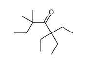 3,3-diethyl-5,5-dimethylheptan-4-one Structure