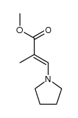 methyl β-pyrrolidinomethacrylate Structure