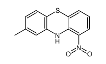 8-methyl-1-nitro-10H-phenothiazine结构式