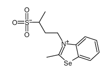 2-methyl-3-(3-sulphonatobutyl)benzoselenazolium结构式