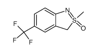 2-methyl-5-trifluoromethyl-3H-2λ4-benzo[c]isothiazole 2-oxide结构式