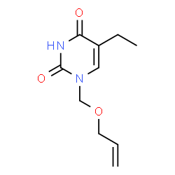 2,4(1H,3H)-Pyrimidinedione,5-ethyl-1-[(2-propenyloxy)methyl]-(9CI)结构式