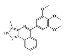 3-methyl-5-(3,4,5-trimethoxyphenyl)-2H-pyrazolo[4,3-c]isoquinoline Structure