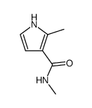 1H-Pyrrole-3-carboxamide,N,2-dimethyl-(9CI) Structure