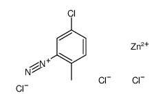 4-chlorotoluene-2-diazonium chloride, compound with zinc chloride结构式