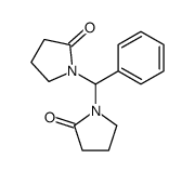 1-[(2-oxopyrrolidin-1-yl)-phenylmethyl]pyrrolidin-2-one Structure