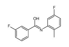 Benzamide, 3-fluoro-N-(5-fluoro-2-methylphenyl)- (9CI) structure