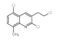 3-(2-CHLOROETHYL)-2,5-DICHLORO-8-METHYLQUINOLINE structure