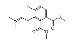 Dimethyl-3-(3'-methyl-2'-butenyl)-4-methyl-o-phthalat Structure