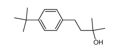 4-(4-tert-butyl-phenyl)-2-methyl-butan-2-ol结构式