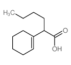 2-(1-Cyclohexen-1-yl)hexanoic acid结构式