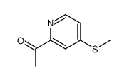 Ethanone, 1-[4-(methylthio)-2-pyridinyl]- (9CI) Structure