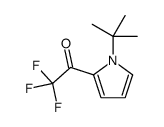Ethanone, 1-[1-(1,1-dimethylethyl)-1H-pyrrol-2-yl]-2,2,2-trifluoro- (9CI)结构式