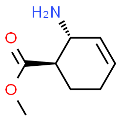 3-Cyclohexene-1-carboxylicacid,2-amino-,methylester,(1R-trans)-(9CI) Structure