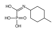 (4-methylcyclohexyl)carbamoylphosphonic acid Structure