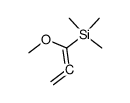 1-Methoxy-1-(trimethylsilyl)-1,2-propadiene Structure