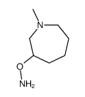 1H-Azepine,3-(aminooxy)hexahydro-1-methyl-(9CI) Structure