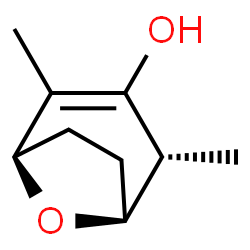 8-Oxabicyclo[3.2.1]oct-2-en-3-ol, 2,4-dimethyl-, (1R,4R,5S)- (9CI) structure