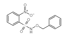 N-(Benzyloxy)-2-nitrobenzenesulfonamide structure