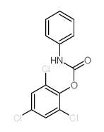 (2,4,6-trichlorophenyl) N-phenylcarbamate structure