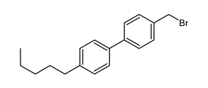 1-(bromomethyl)-4-(4-pentylphenyl)benzene结构式