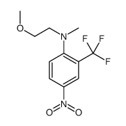 N-(2-methoxyethyl)-N-methyl-4-nitro-2-(trifluoromethyl)aniline Structure