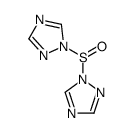 N,N'-di(1H-1,2,4-triazol-1-yl)sulfoxide结构式