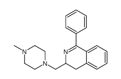 3-((4-Methyl-1-piperazinyl)methyl)-1-phenylisoquinoline hydrate (5:3) Structure