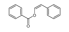 2-phenylethenyl benzoate Structure