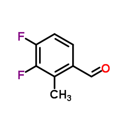 3,4-Difluoro-2-methylbenzaldehyde Structure