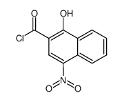 1-hydroxy-4-nitro-[2]naphthoyl chloride结构式