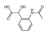 2-acetylamino-DL-mandelic acid结构式