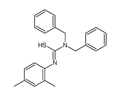 1,1-dibenzyl-3-(2,4-dimethylphenyl)thiourea Structure