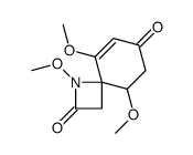 1,5,9-trimethoxy-1-azaspiro[3.5]non-5-ene-2,7-dione Structure