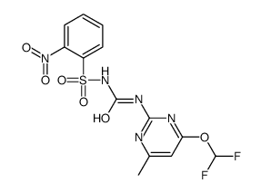 1-[4-(difluoromethoxy)-6-methylpyrimidin-2-yl]-3-(2-nitrophenyl)sulfonylurea Structure