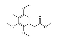 methyl 2,3,5-trimethoxy-4-methylphenylacetate Structure