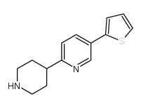 5-噻吩-2-基-1,2,3,4,5,6-六氢-[2,4]联吡啶结构式