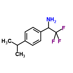 2,2,2-Trifluoro-1-(4-isopropylphenyl)ethanamine Structure