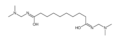 N,N'-bis[(dimethylamino)methyl]decanediamide Structure