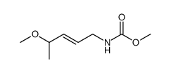 Carbamic acid,(4-methoxy-2-pentenyl)-,methyl ester (9CI) Structure